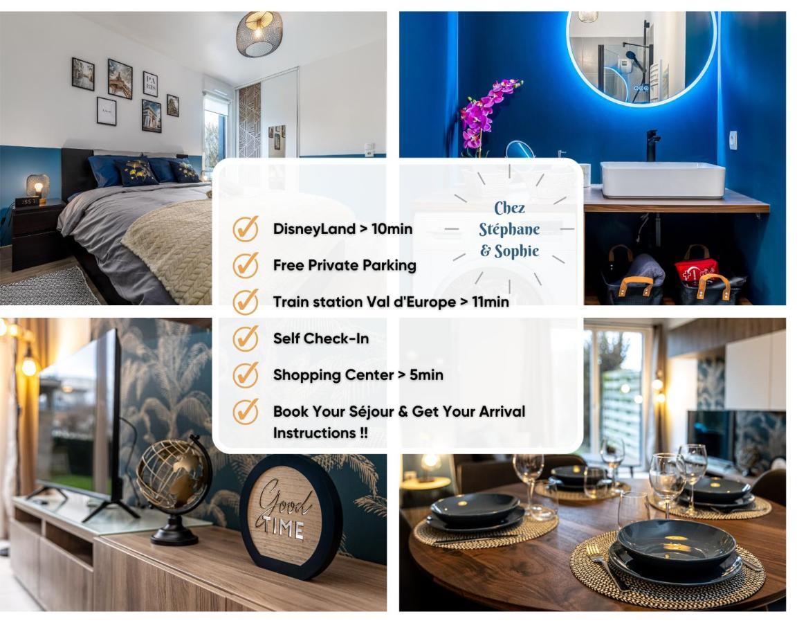 Chez Stephane & Sophie - 10Min Disneyland, Free Parking, Big Garden Montevrain Luaran gambar